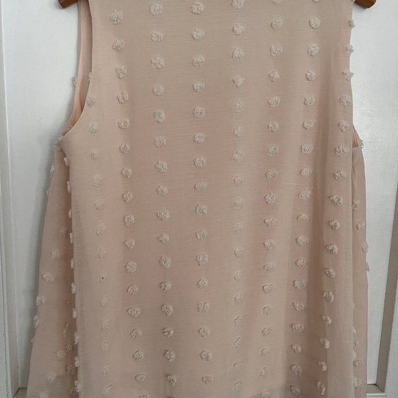 WOMEN’S Soft Pink Pom Pom Top by L’affaire Los Angeles Size Large - Picture 6 of 6